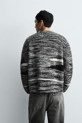 BOUCLÉ TEXTURED JUMPER - Image 3