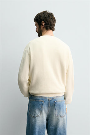 PURL KNIT SWEATER - Image 3