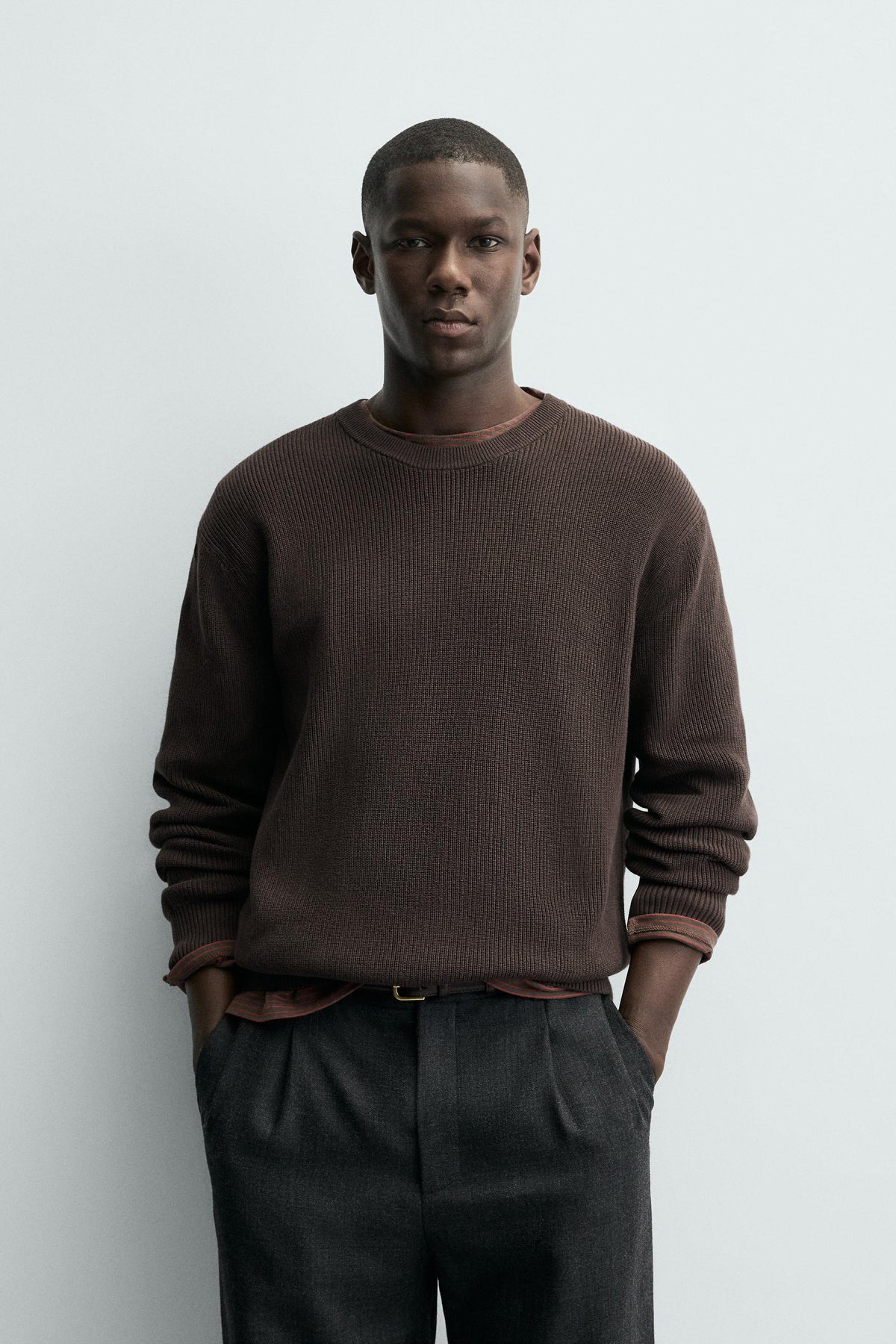 PURL KNIT SWEATER - Image 2