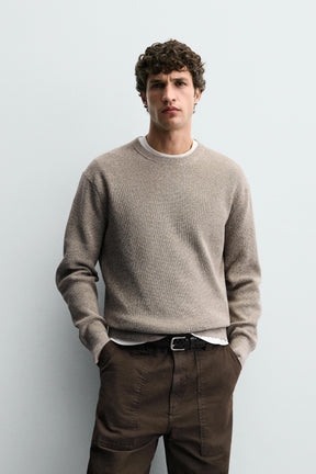 PURL KNIT SWEATER - Image 2