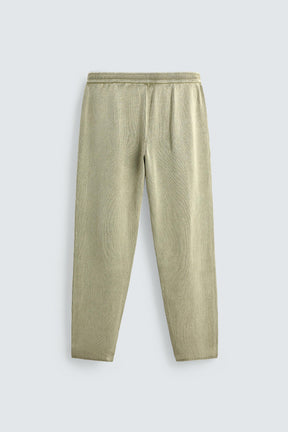 Textured Knit Trousers