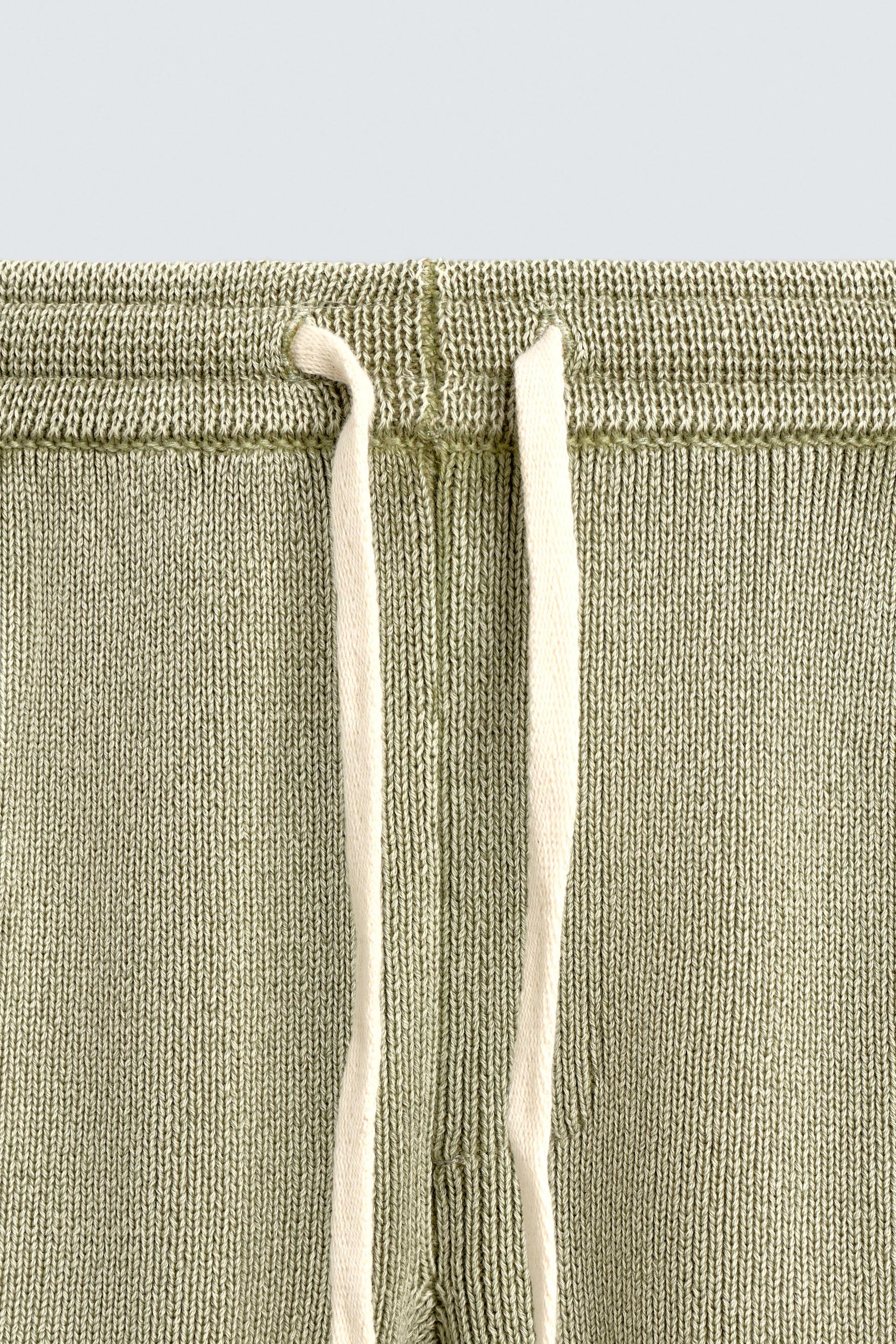 Textured Knit Trousers