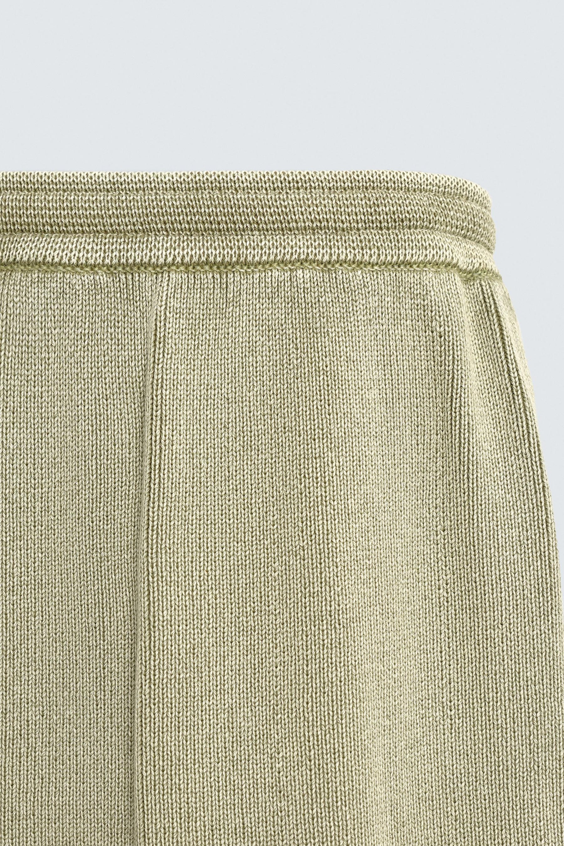 Textured Knit Trousers