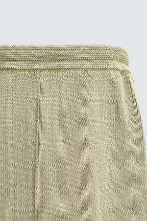 Textured Knit Trousers