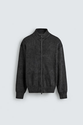 Textured Knit Cardigan