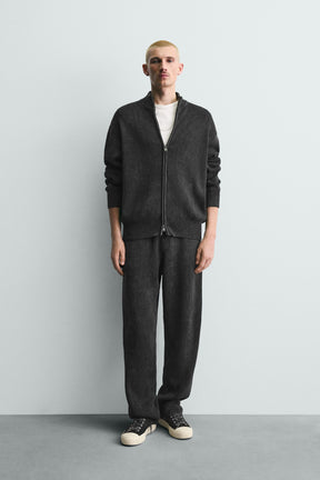 Textured Knit Cardigan