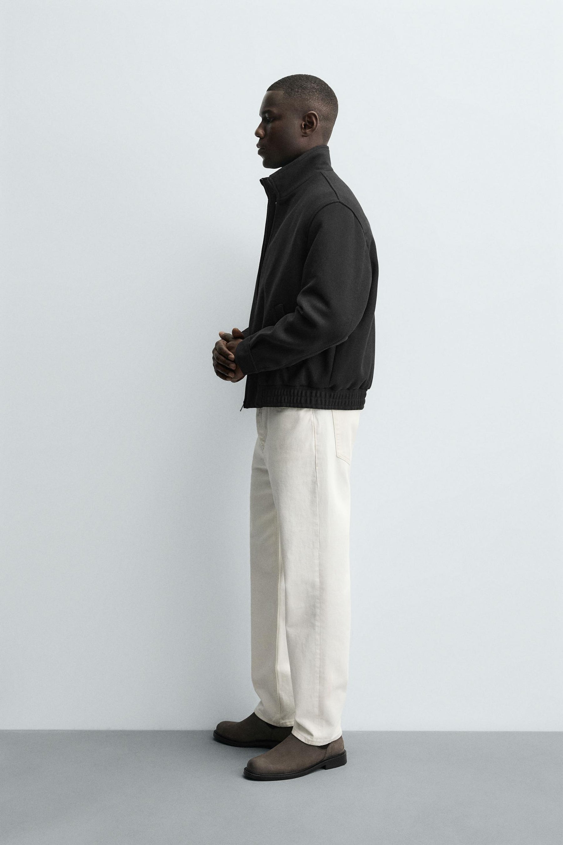 REGULAR FIT WOOL BLEND JACKET - Image 4