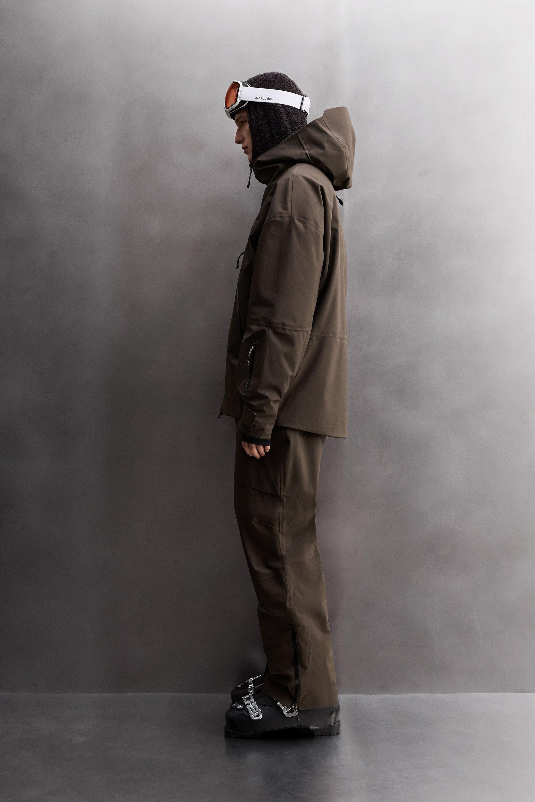 Waterproof ski puffer jacket