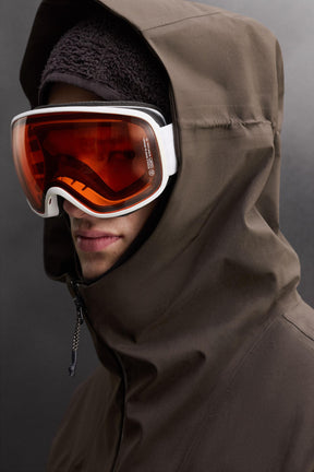 Waterproof ski puffer jacket