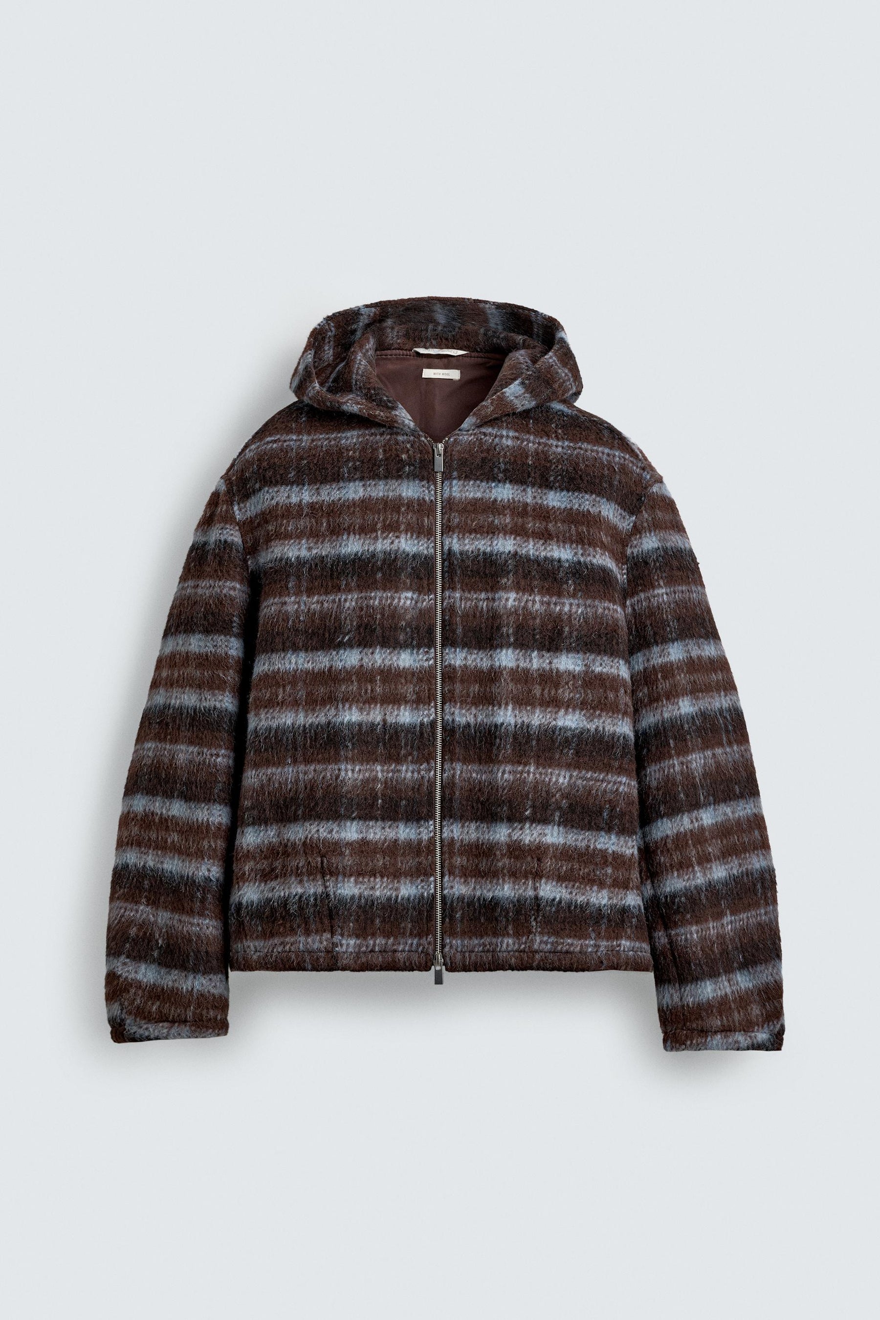 Hooded Check Jacket