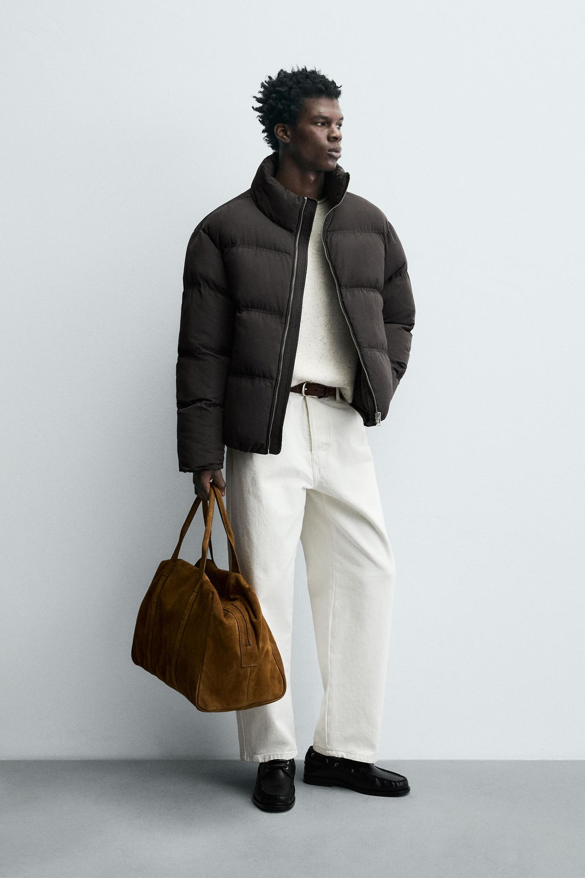 RELAXED FIT QUILTED JACKET - Image 1