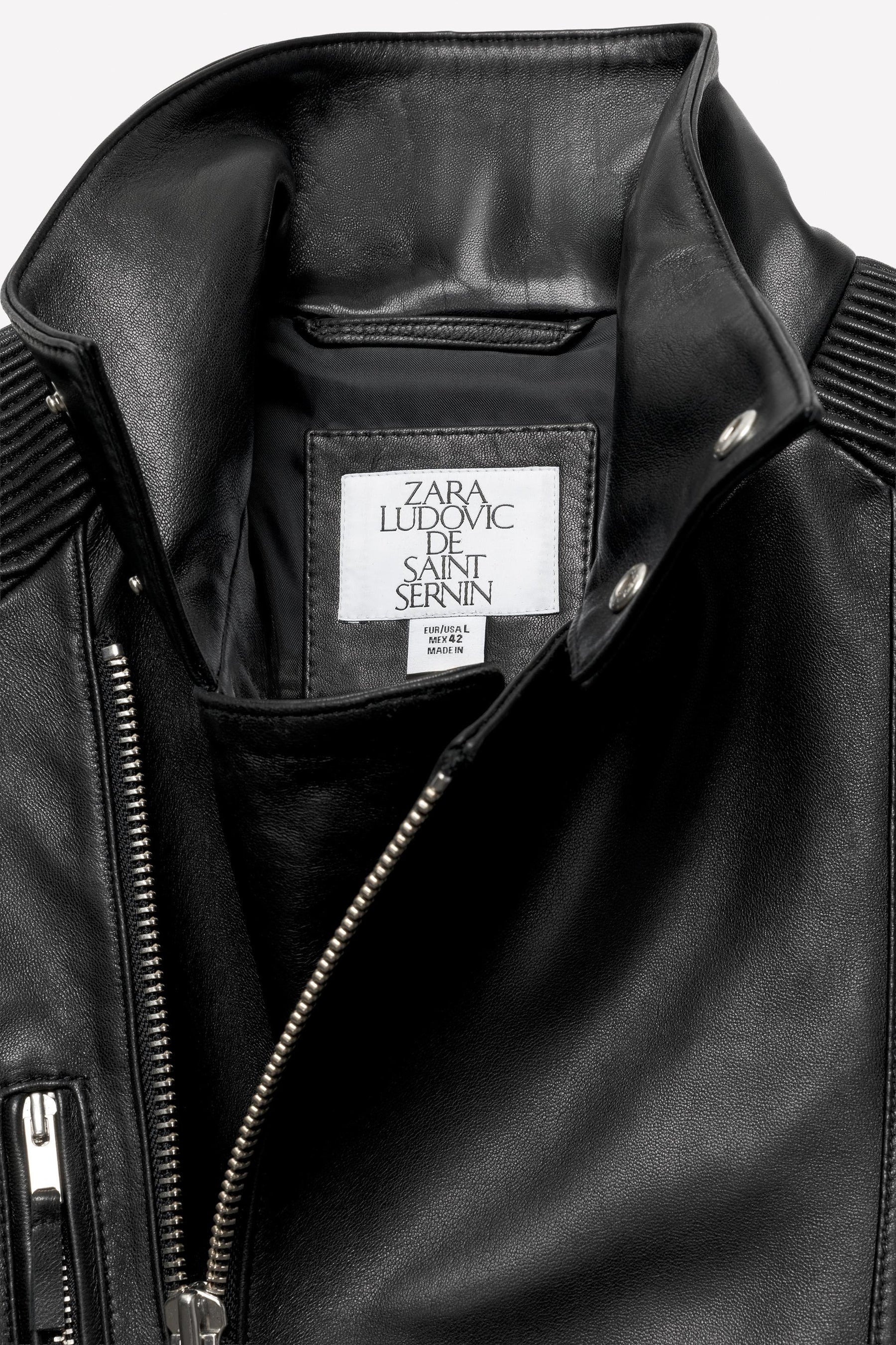 LEATHER BIKER JACKET