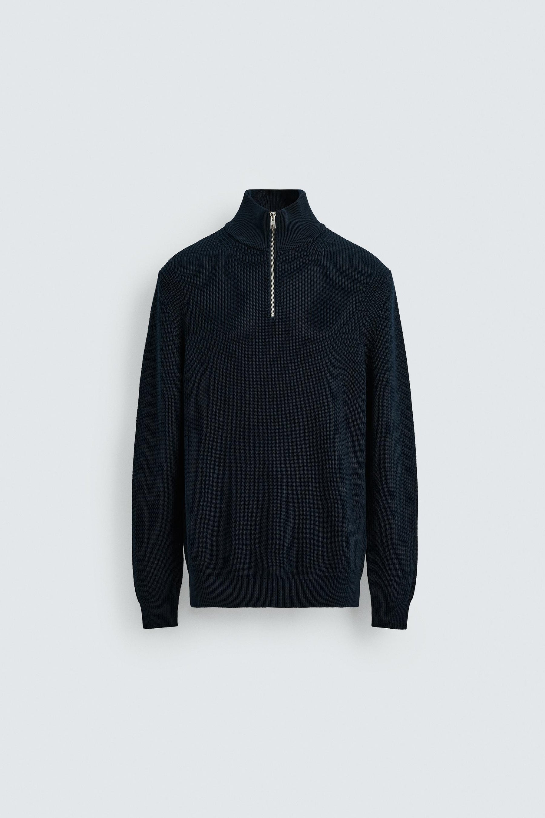 Zip Knit Pullover