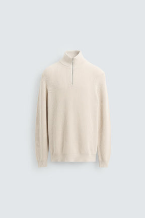 Zip Knit Pullover