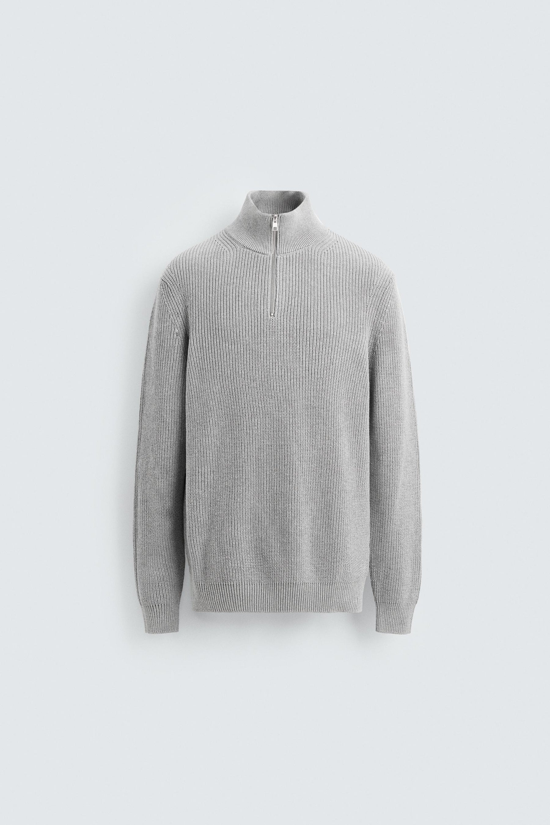 Zip Knit Pullover