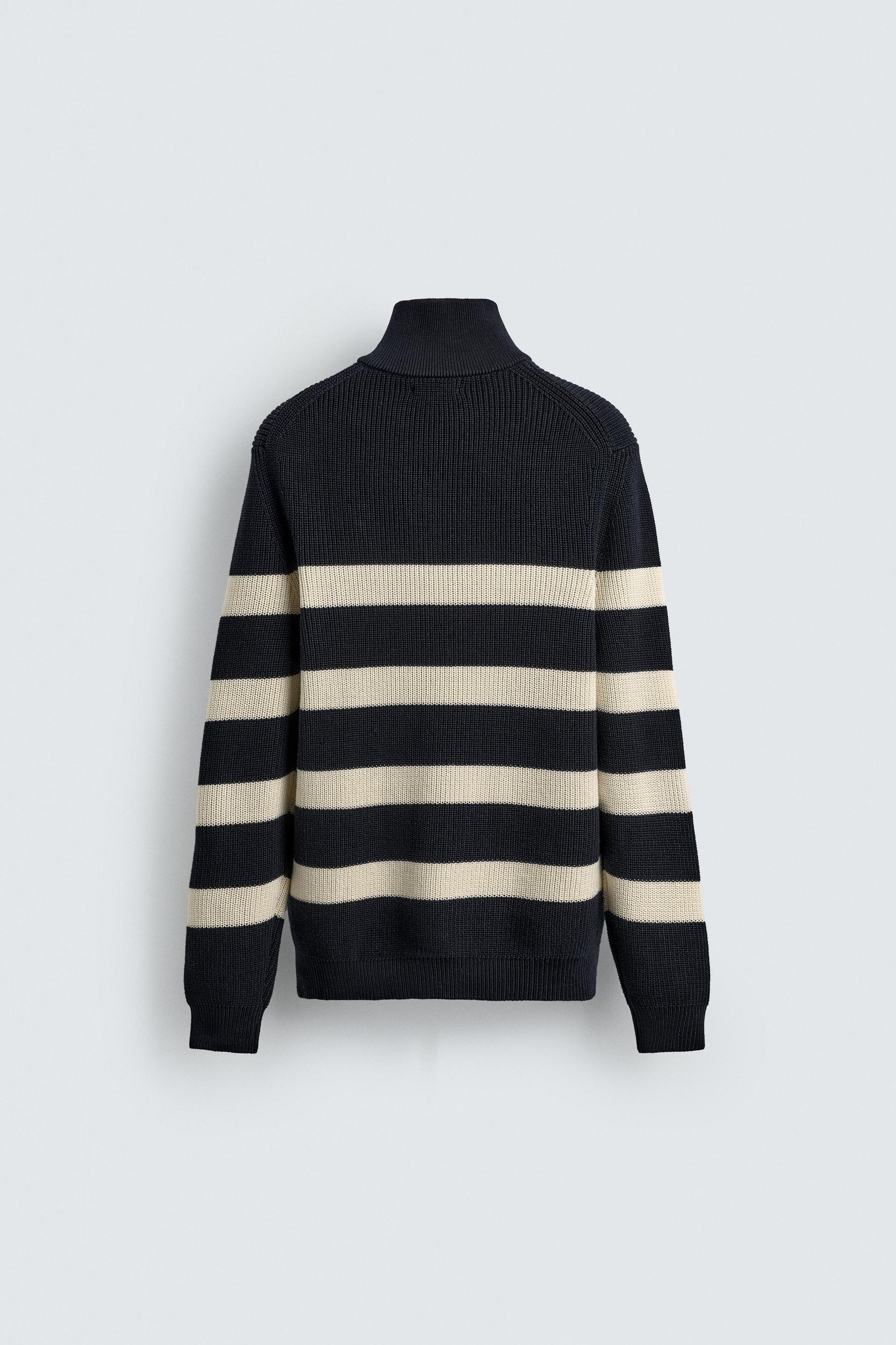 Zip Collar Knit
