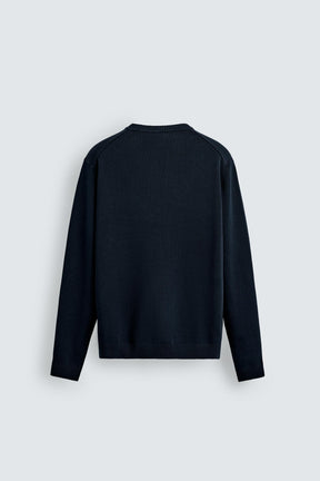 TEXTURED COTTON JUMPER - Image 6