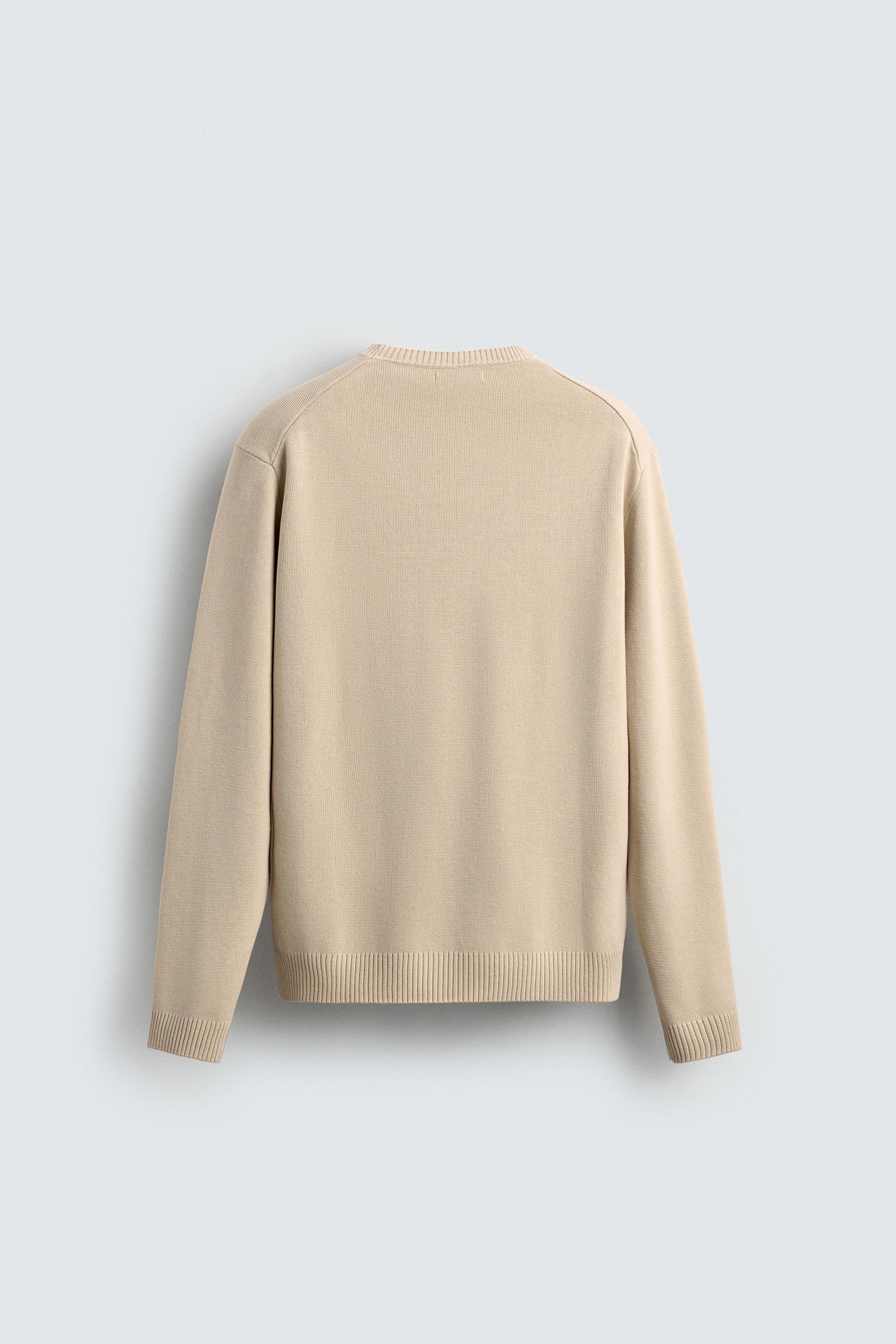 Textured Cotton Pullover