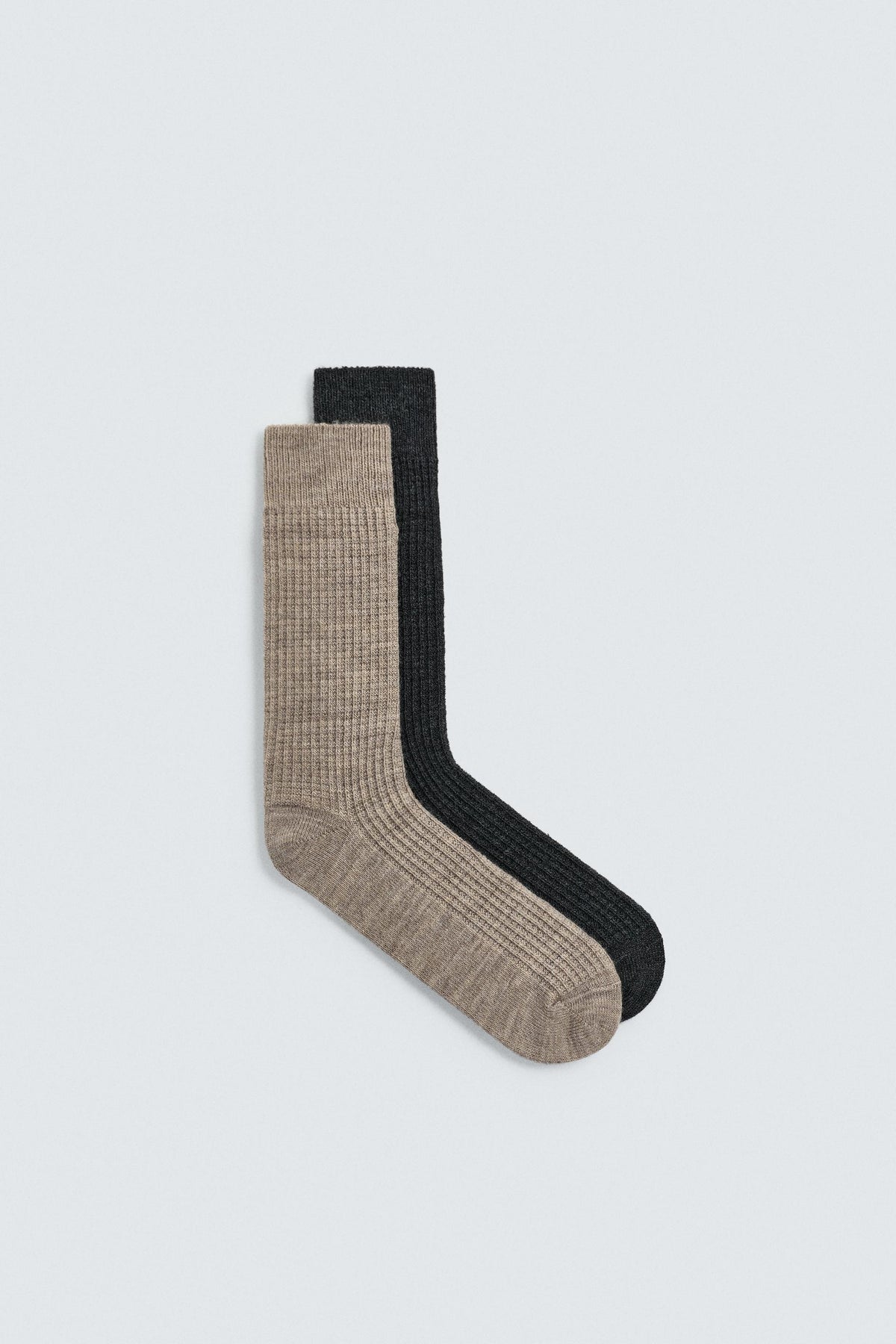 LIMITED EDITION 2-PACK OF RIBBED SOCKS - Image 1