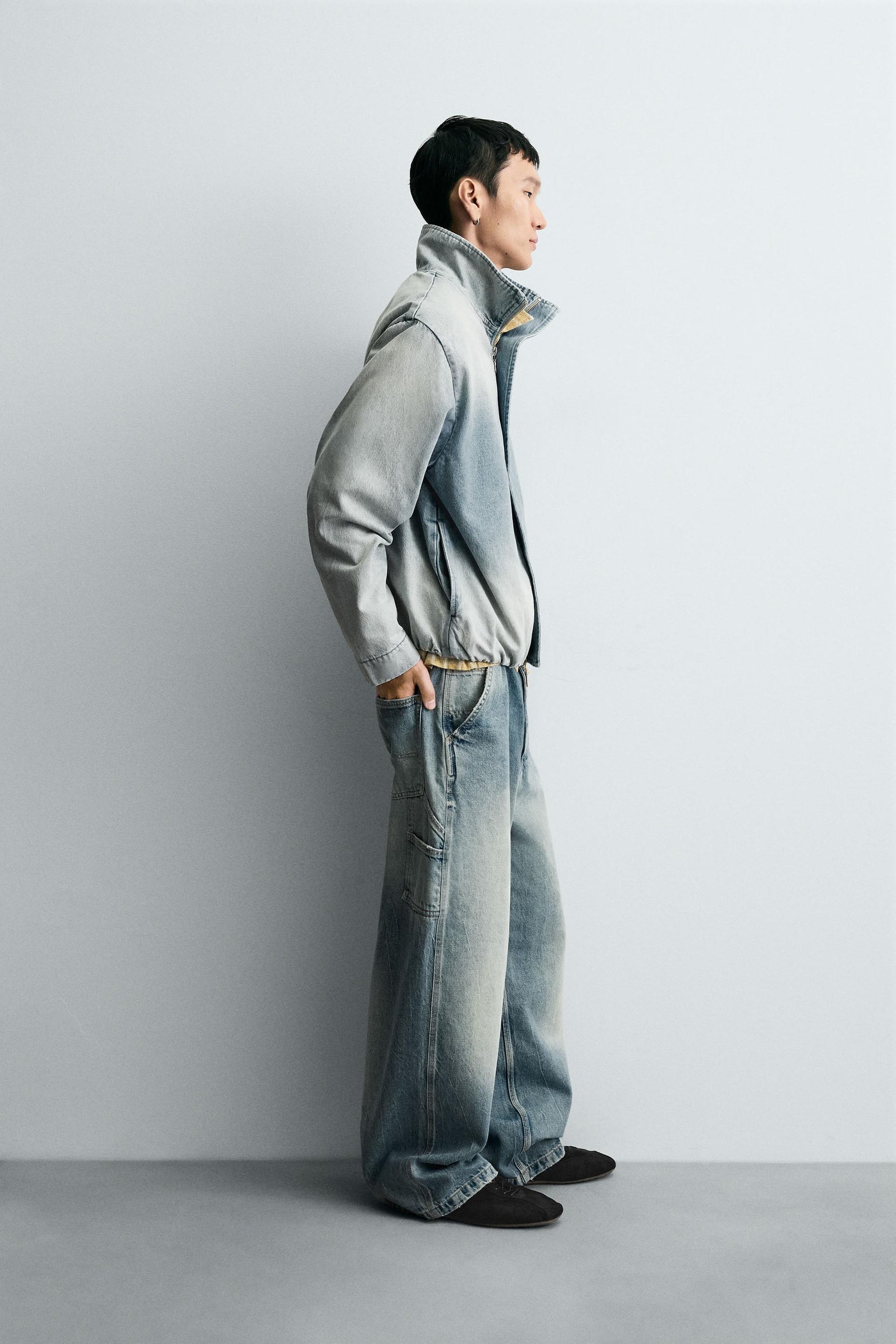 WASHED DENIM JACKET - Image 4