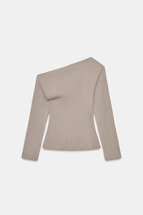 Asymmetric Soft Blouse