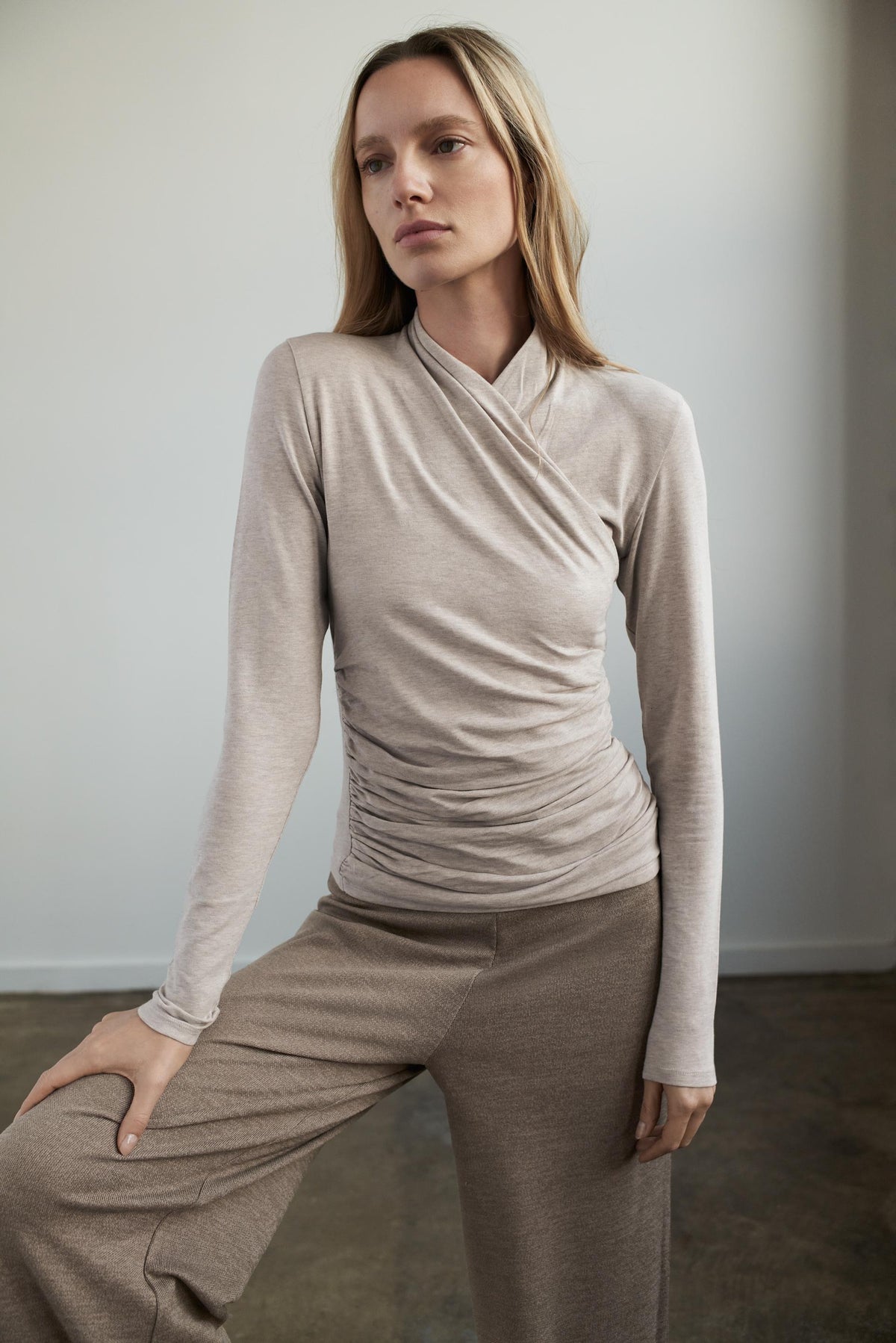 Side-Draped T-Shirt
