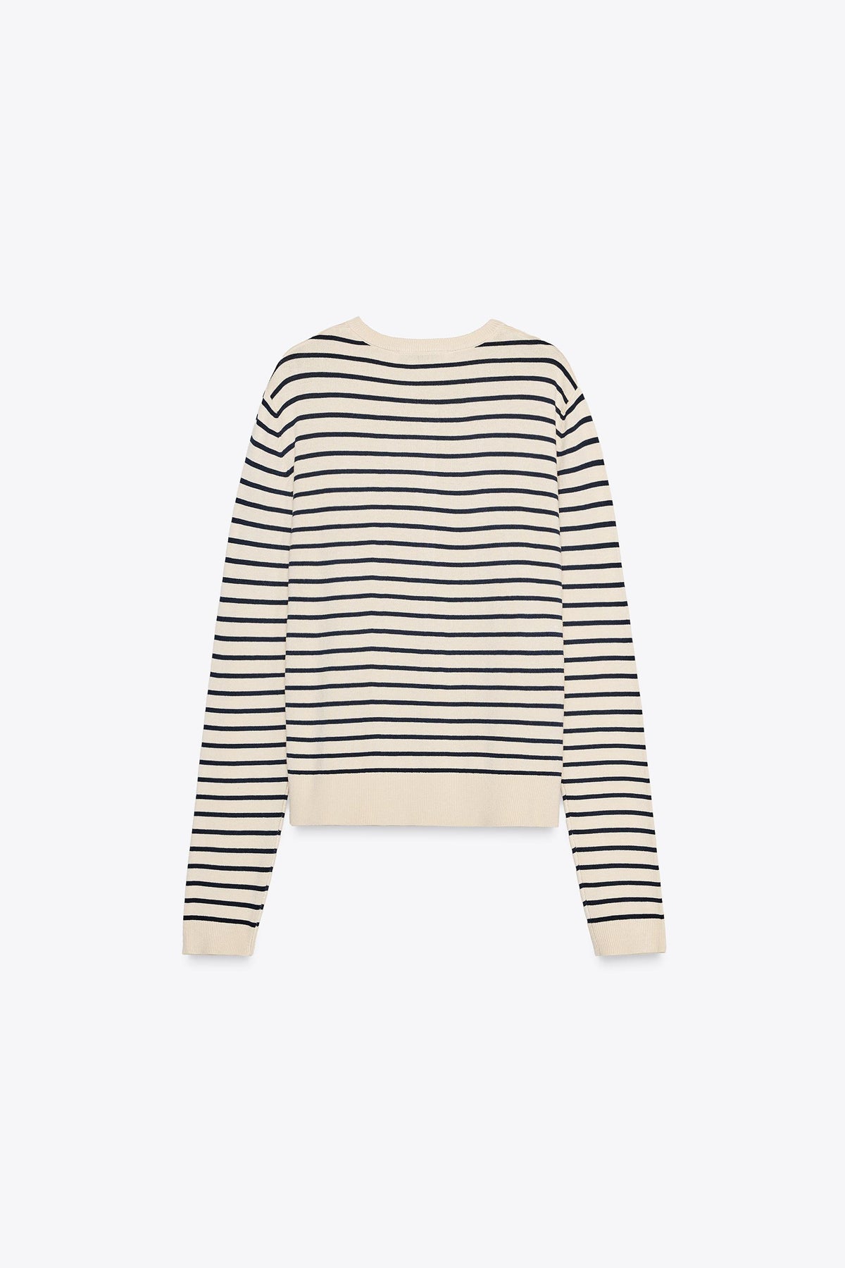 STRIPED KNIT CARDIGAN - Image 2