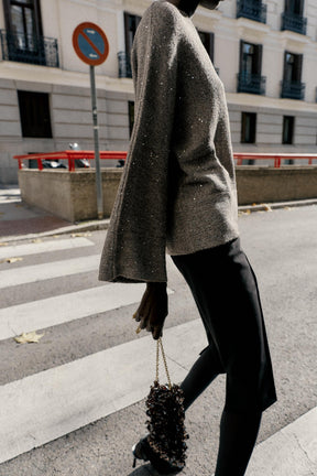SEQUIN KNIT JUMPER