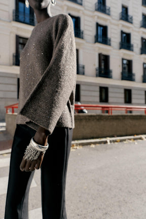 SEQUIN KNIT JUMPER