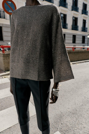 SEQUIN KNIT JUMPER