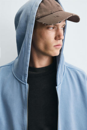 Washed Zip Hoodie