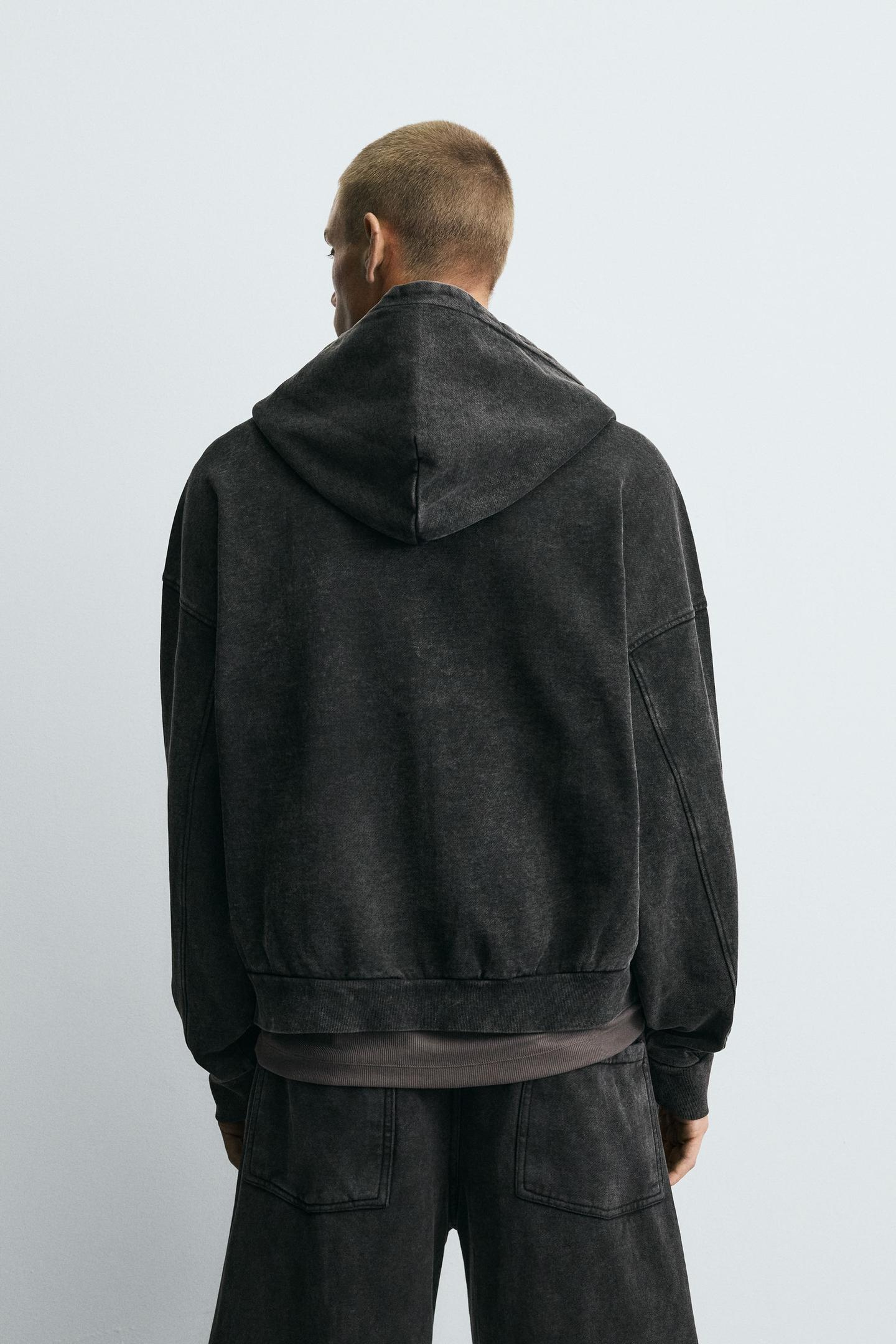 Washed Zip Hoodie