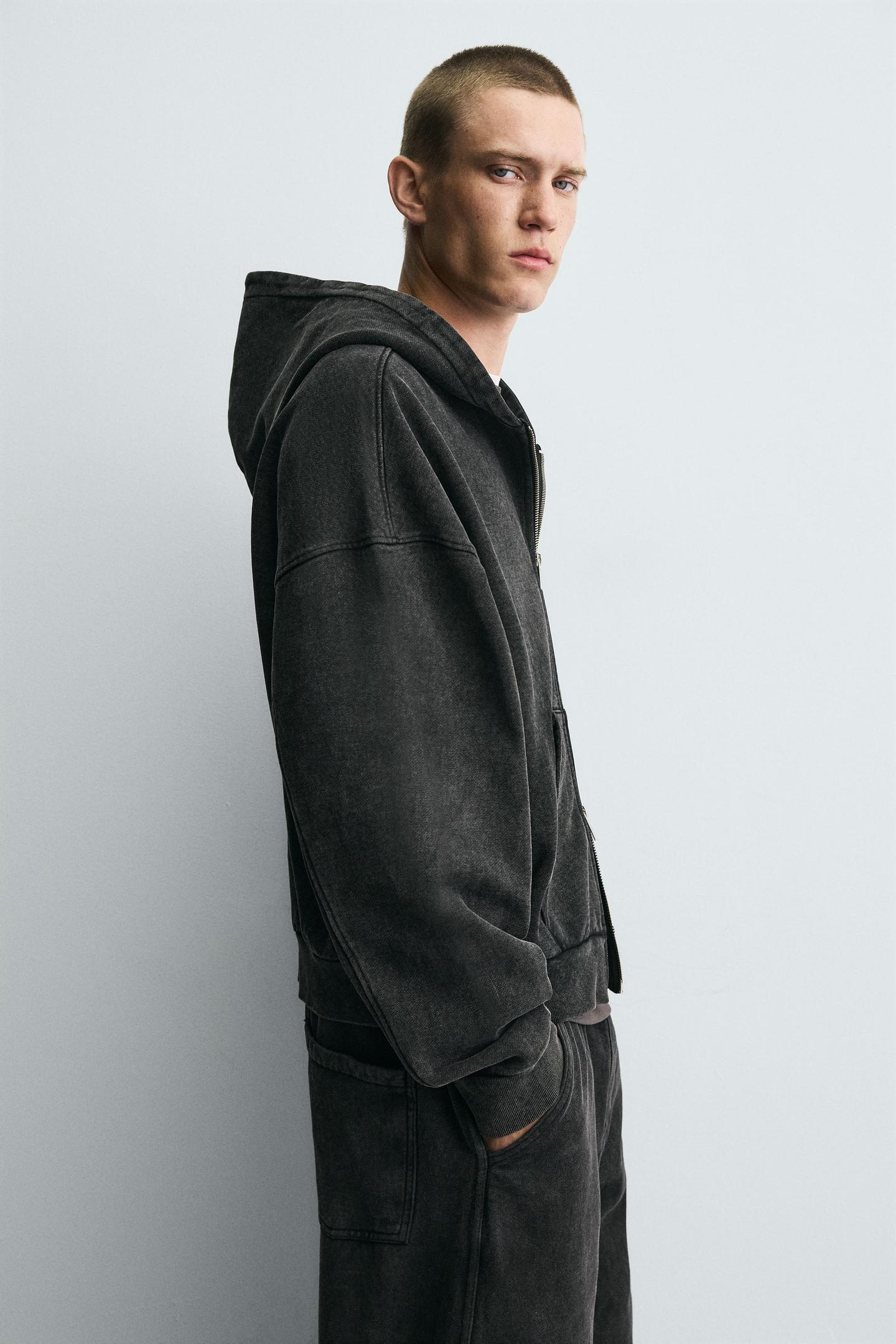 Washed Zip Hoodie