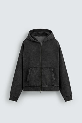 Washed Zip Hoodie
