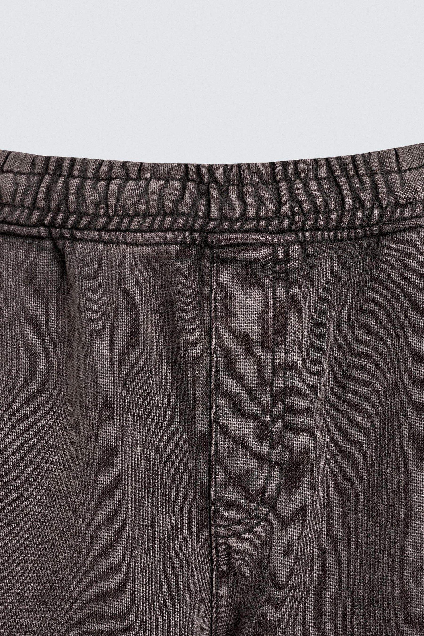 WASHED RELAXED FIT JOGGER TROUSERS - Image 9