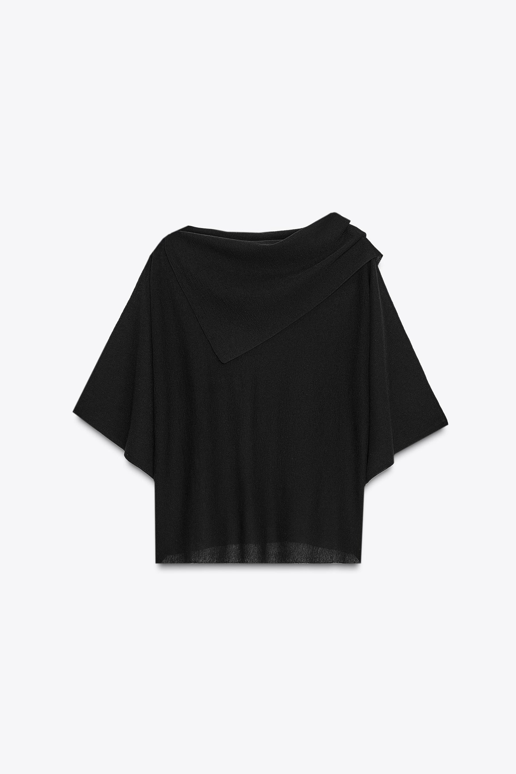 PLAIN KNIT SHORT SLEEVE JUMPER - Image 5