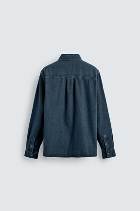 WASHED DENIM SHIRT - Image 8