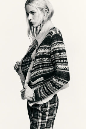 JACQUARD CARDIGAN - Image 3