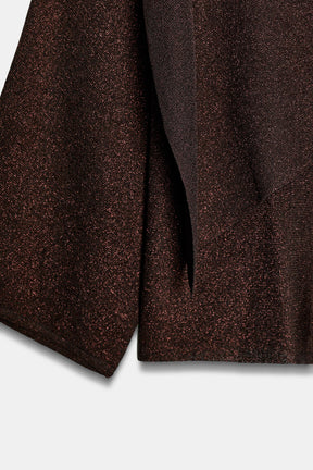 Metallic Thread Knit Jumper