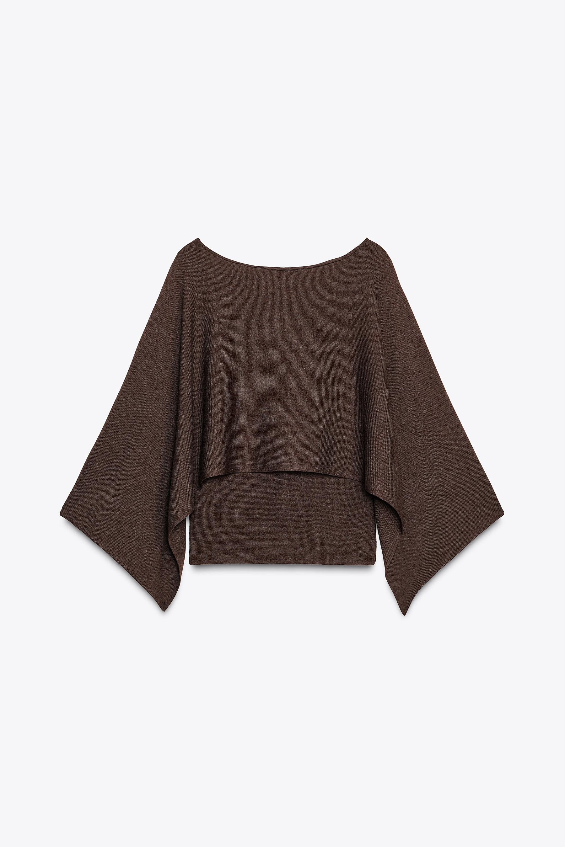 KNIT CAPE JUMPER - Image 8