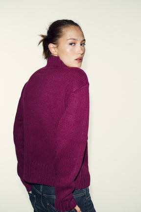 HIGH NECK KNIT JUMPER - Image 4