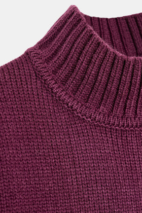 HIGH NECK KNIT JUMPER - Image 7
