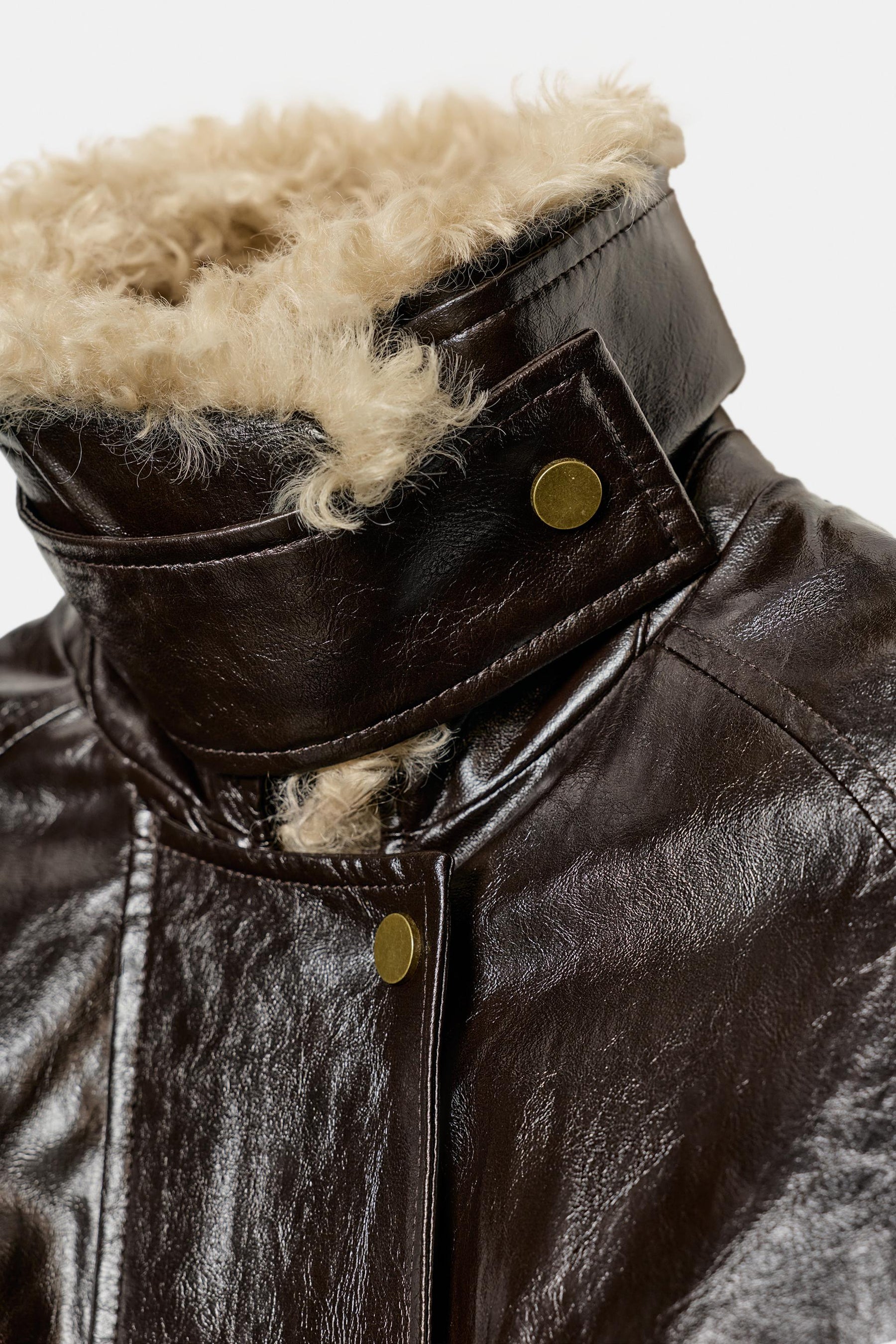 Faux Fur Collar Jacket