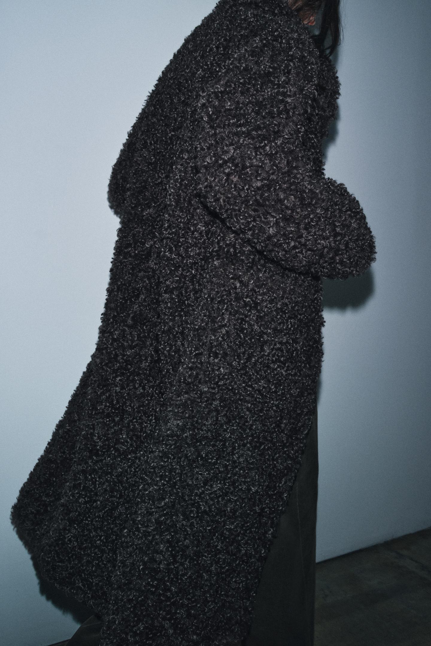 Sherpa laange Mantel 