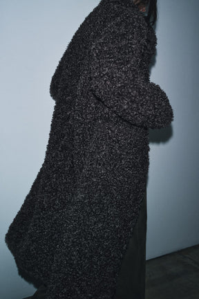 Sherpa laange Mantel 