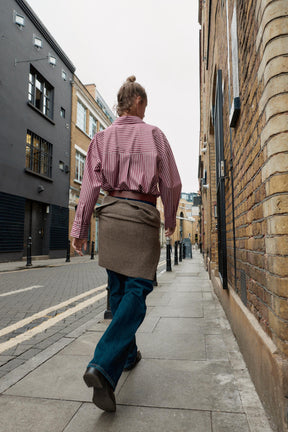 STRIPED POPLIN SHIRT