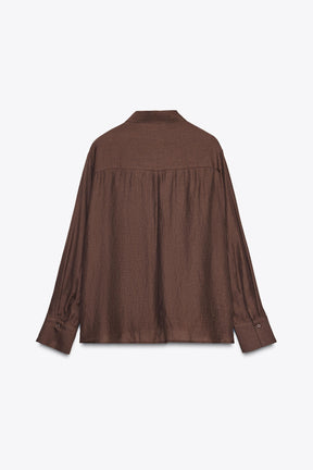 Textured Floral Shirt