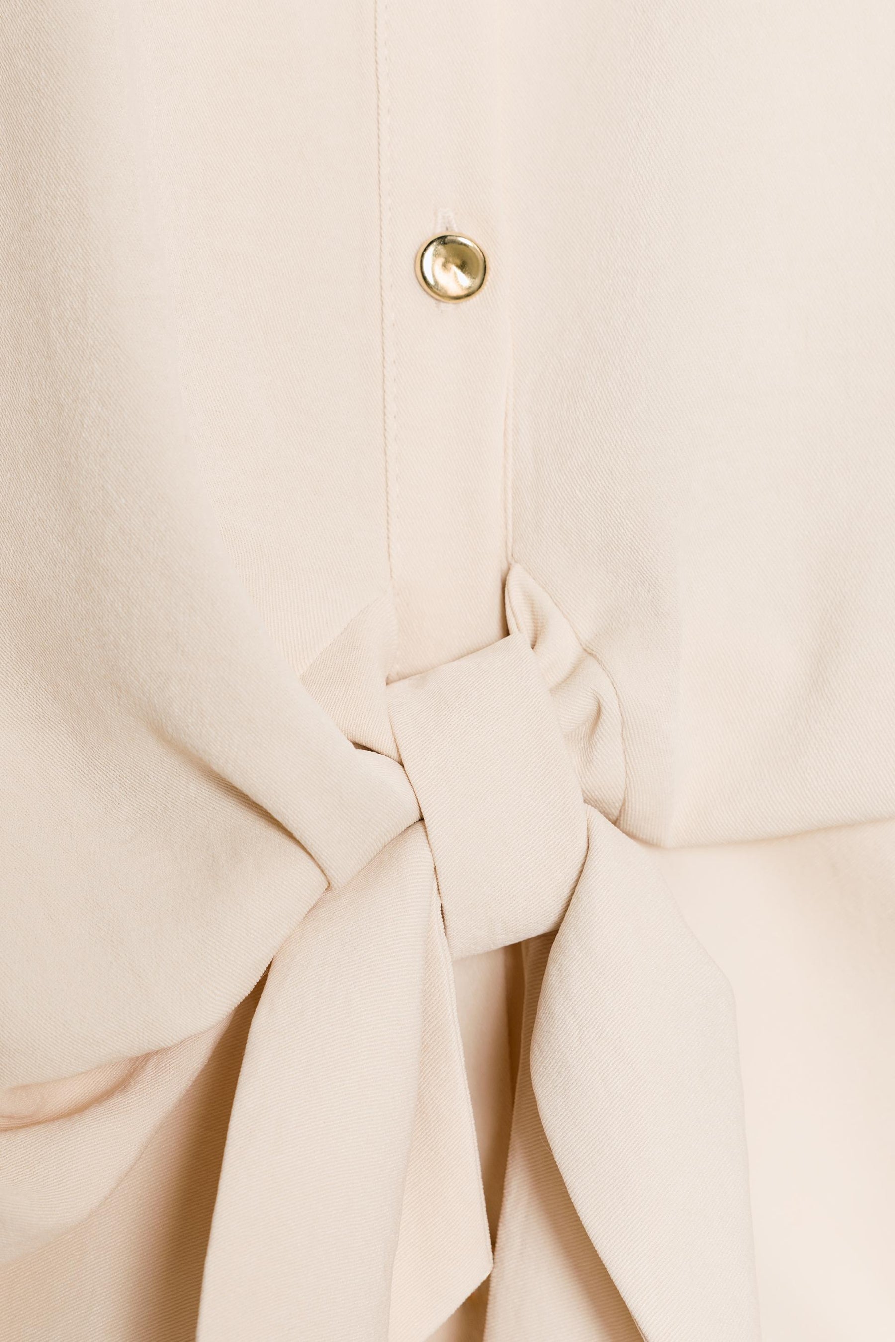 Knot-Waist Shirt