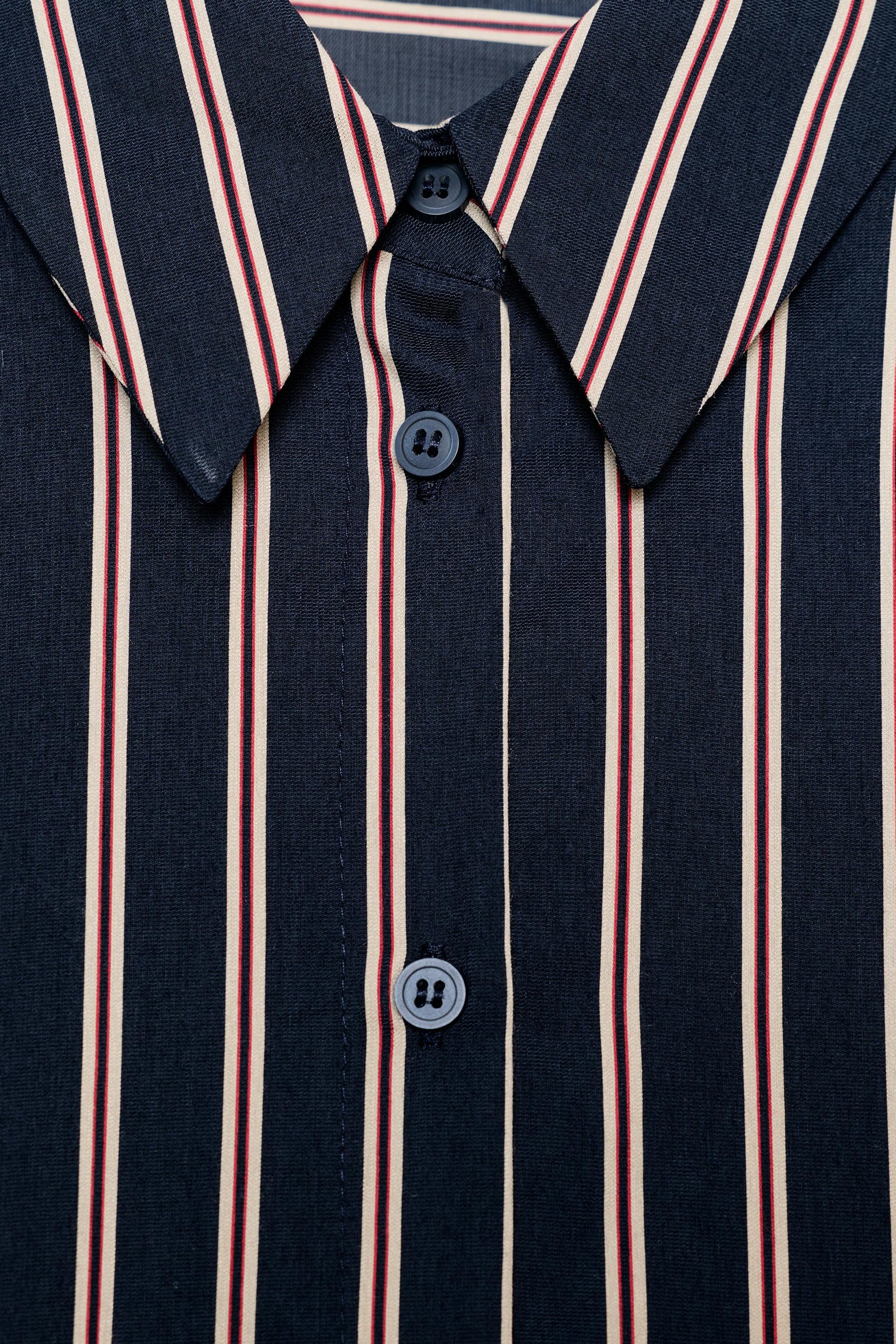 Striped cotton shirt