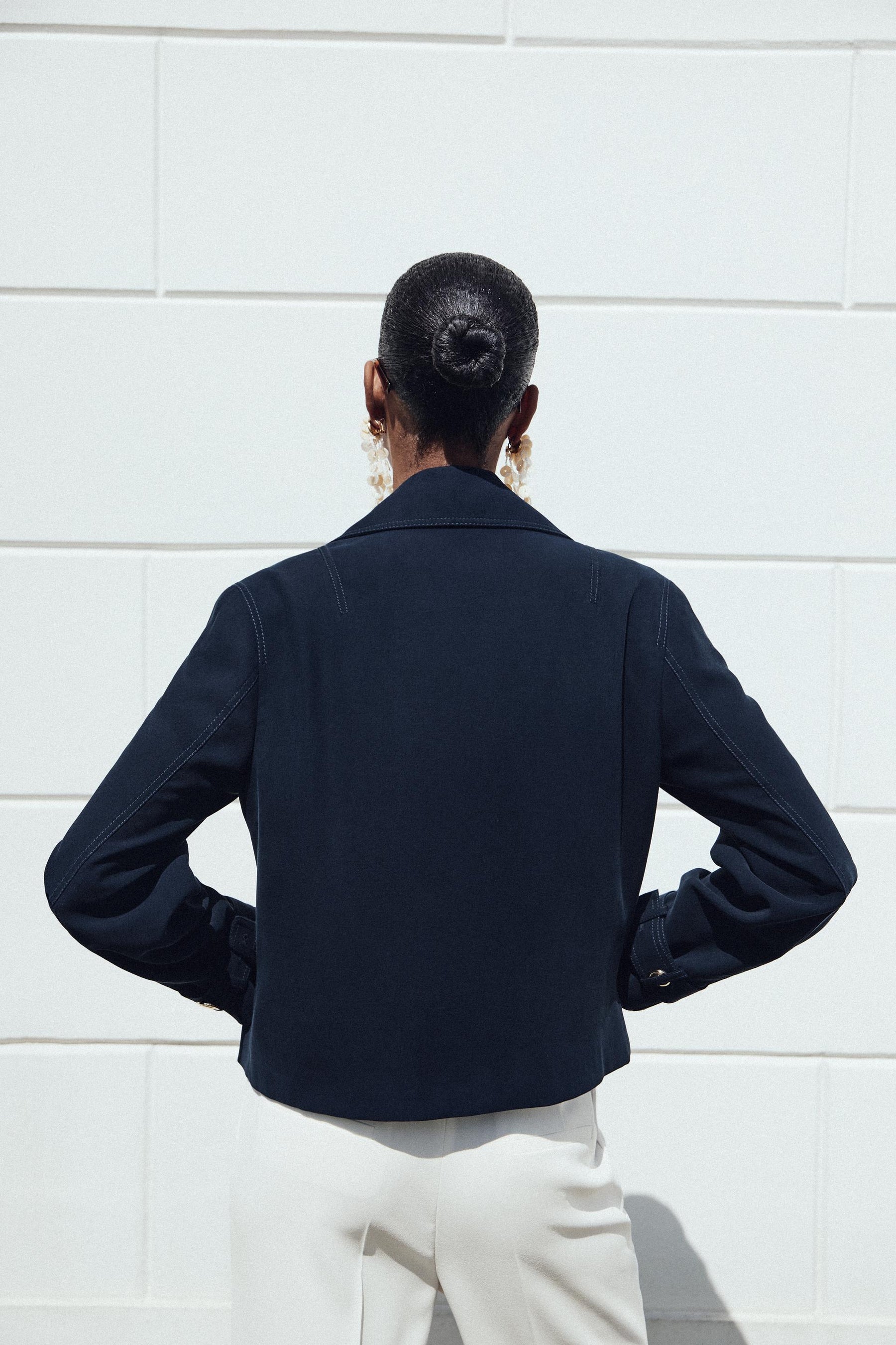 DOUBLE-BREASTED SHORT JACKET - Image 5